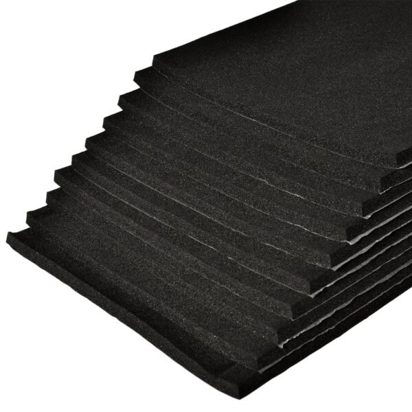 SOOMJ Sound Dampening Insulator,Car Sound Deadening Material,10 Sheets 455 mil (1/2") Car Van Sound Proofing Insulation Foam