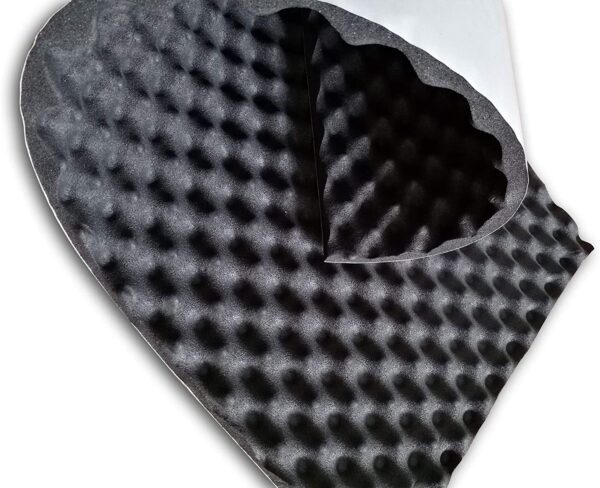 SOOMJ 20mmThick self-adhesive Sound Proof Padding Soundproofing Foam Acoustic Eggcrate Design Car Heatproof Foam Deadener - Image 5